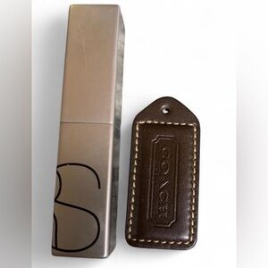 2in tag Coach Brown Leather hangtag